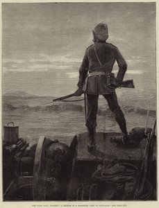 La guerra zulú, esperando