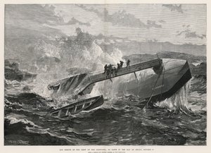 El rescate de la tripulación del Cleopatra, al amanecer en la Bahía de Vizcaya