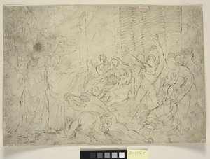 Cristo curando a un hombre enfermo, o La resurrección de Lázaro