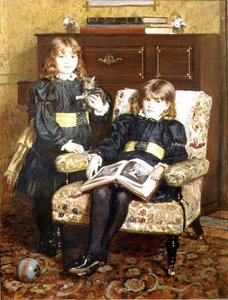 Retrato de May y Violet Craik de William Hippon Gadsby