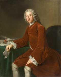 William Pitt, más tarde primer conde de Chatham (1708-1778), circa 1754 de William Hoare