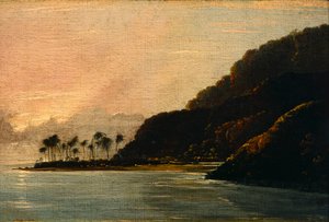 Vista de Point Venus y la bahía de Matavai de William Hodges