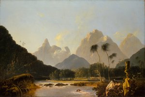 Bahía de Oaitepeha, Tahití de William Hodges