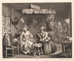 La carrera de una prostituta de William Hogarth