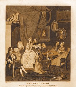 Un Estudio Musical de William Hogarth