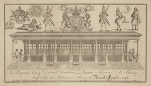 Vista Perspectiva de la Casa Bunn de David Loudon de William Hogarth