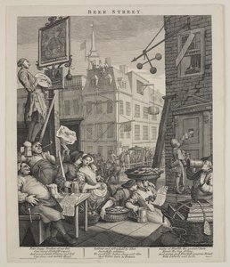 Calle de la Cerveza de William Hogarth