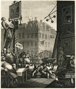 Calle de la Cerveza de William Hogarth