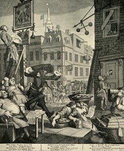 Calle de la Cerveza, 1751, 1925 de William Hogarth