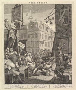 Calle de la Cerveza, 4 de febrero de 1751 de William Hogarth