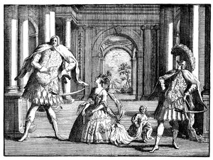 Berenstat, Cuzzoni y Senesino c1725 de William Hogarth