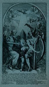 Burlesque en el retablo de Kent en St Clement Danes, c1725 de William Hogarth
