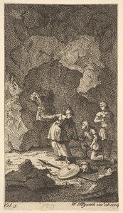 Cassandra, Frontispicio, Vol. 5, 1725 de William Hogarth