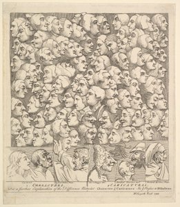 Personajes y caricaturas de William Hogarth