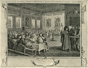 Fiesta de la ciudad de William Hogarth
