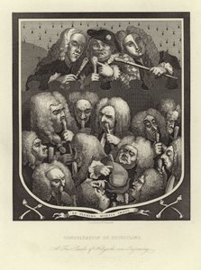 Consulta de médicos de William Hogarth