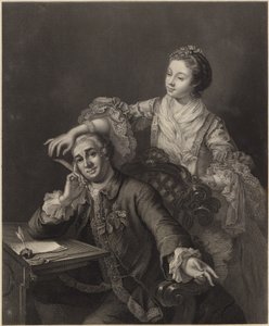 David Garrick y su esposa de William Hogarth