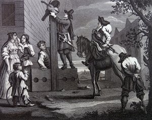 Frontispicio de "Hudibras" de Samuel Butler