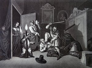 Frontispicio de "Hudibras" de Samuel Butler