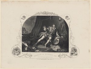Garrick como Ricardo III de William Hogarth