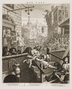 Gin Lane de William Hogarth