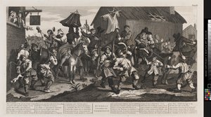 Hudibras y el Skimmington de William Hogarth