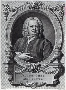 James Gibbs, grabado por Bernard Baron, 1747