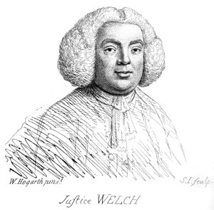 Justice Welch - retrato de William Hogarth