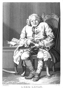 Lord Lovat por William Hogarth de William Hogarth
