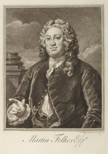 Martin Folkes de William Hogarth