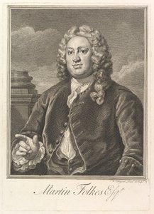 Martin Folkes de William Hogarth