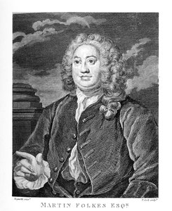 Martin Folkes esq. por William Hogarth de William Hogarth