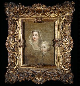 Mary Edwards Hamilton y su hijo, Gerard Anne