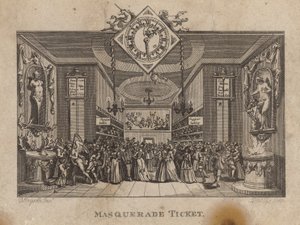 Entrada para el Baile de Máscaras de William Hogarth