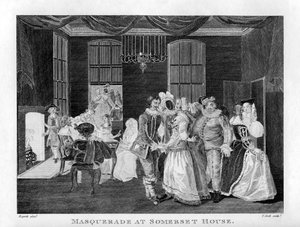 Mascarada en Somerset House por William Hogarth de William Hogarth