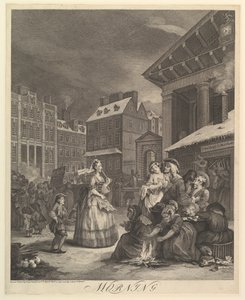 Mañana: Las cuatro veces del día de William Hogarth