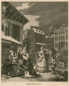 Mañana en Covent Garden, Londres de William Hogarth