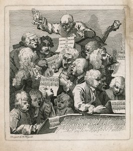 Músicos de William Hogarth
