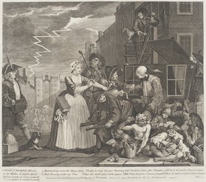 Oh, vanidad de la sangre juvenil de William Hogarth