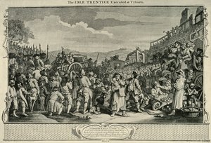 En el camino a Tyburn, 1747, 1925 de William Hogarth