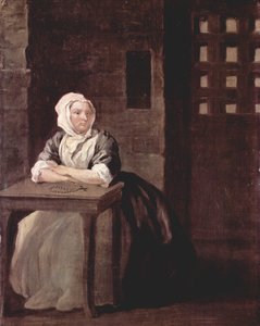 Sarah Malcolm (fallecida en 1733) de William Hogarth