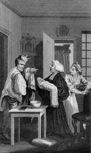 Segundo frontispicio de Tristram Shandy por William Hogarth de William Hogarth