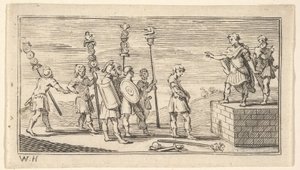 Descarga vergonzosa John Beaver, Castigos militares romanos de William Hogarth