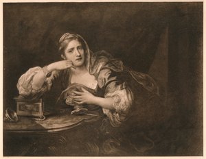 Sigismunda llorando sobre el corazón de Guiscardo, 1759 de William Hogarth