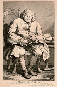 Simón, Lord Lovat, 1746 de William Hogarth