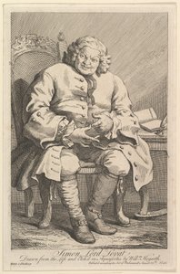 Simon Lord Lovat, 1746 de William Hogarth