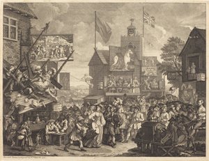 Feria de Southwark de William Hogarth