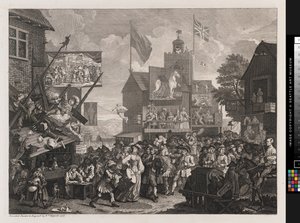 Feria de Southwark de William Hogarth