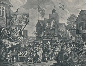 Feria de Southwark, 1733, 1920 de William Hogarth