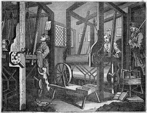 FÁBRICA TEXTIL de William Hogarth